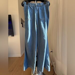 Anthropologie Pilcro and The Letterpress Wide Leg Jeans